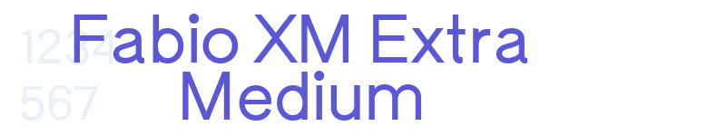 Fabio XM Extra Medium-related font