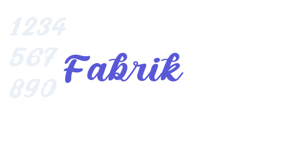 Fabrik font