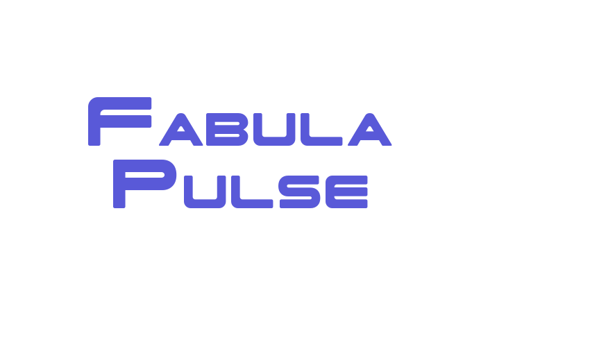 Fabula Pulse Font