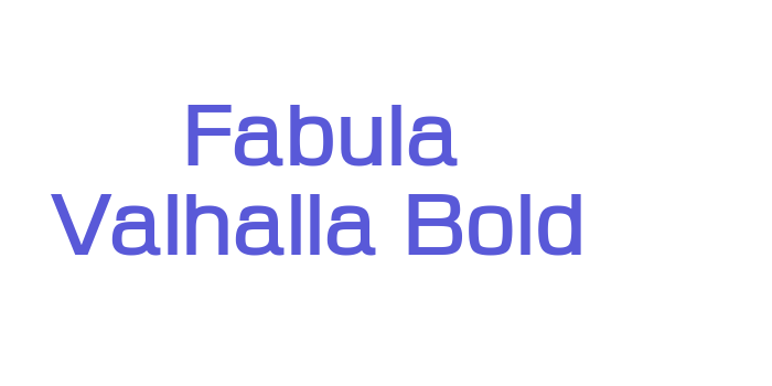 Fabula Valhalla Bold Font Download