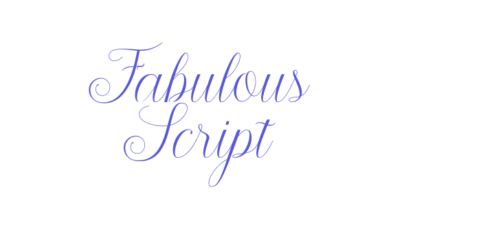 Fabulous Script Font Download