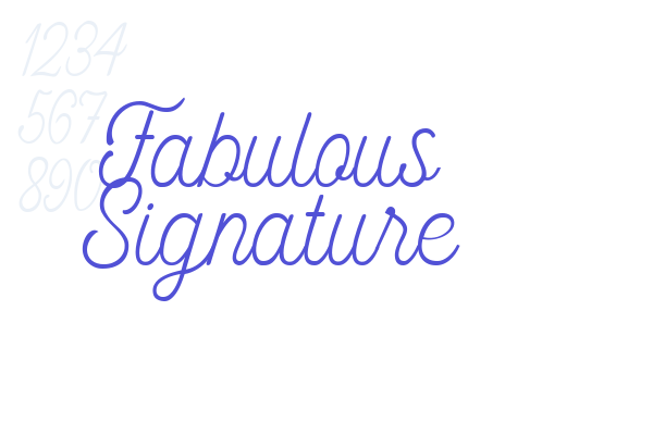 Fabulous Signature