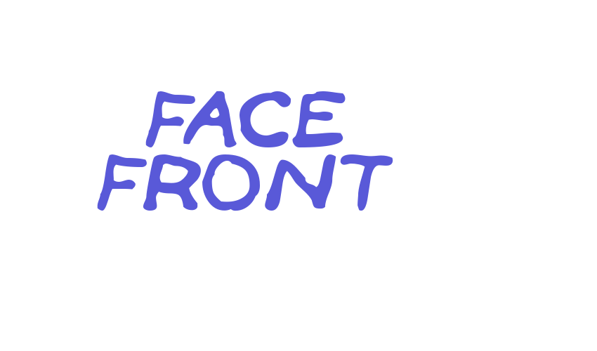 Face Front Font