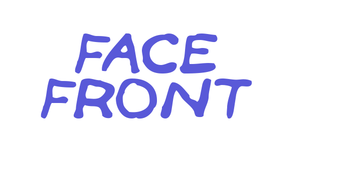 Face Front Font