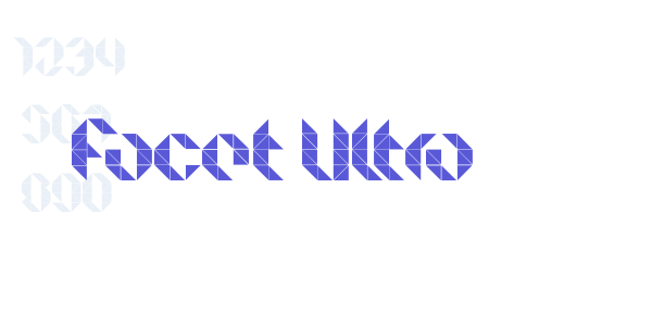 Facet Ultra font free