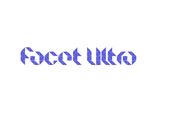 Facet Ultra Font