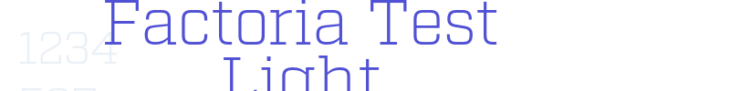 Factoria Test Light-font