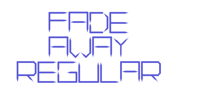 Fade Away Regular Font Download