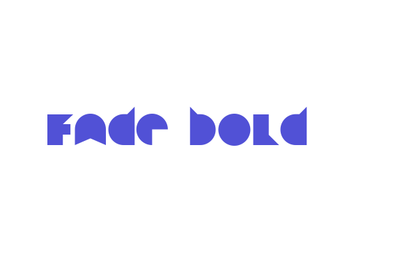 Fade Bold