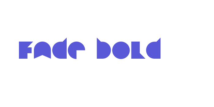 Fade Bold Font