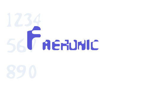 Faeronic Font