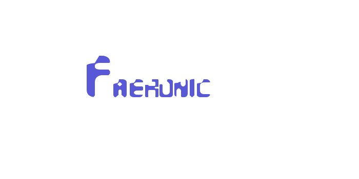 Faeronic Font Download