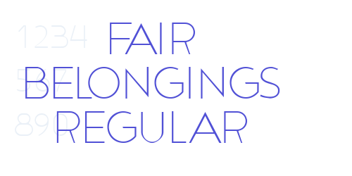 Fair Belongings Regular-font-download