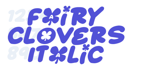 Fairy Clovers Italic-font-download