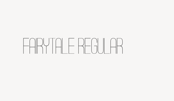 Fairytale Regular Font