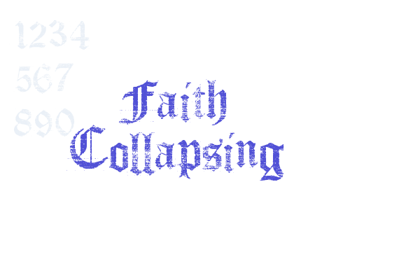 Faith Collapsing Font Download