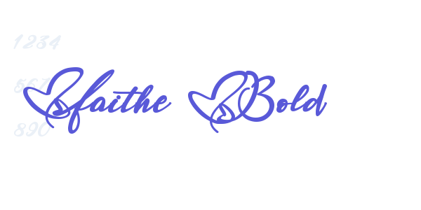 Faithe Bold font