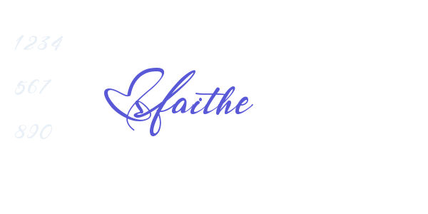 Faithe font