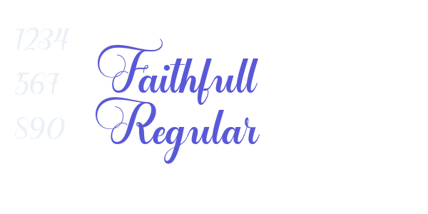 Faithfull Regular font