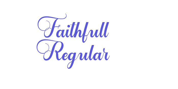 Faithfull Regular Font