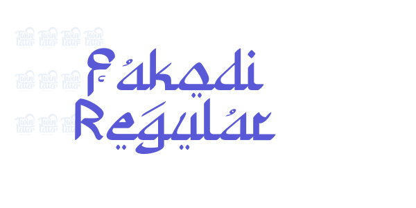 Fakodi Regular font free