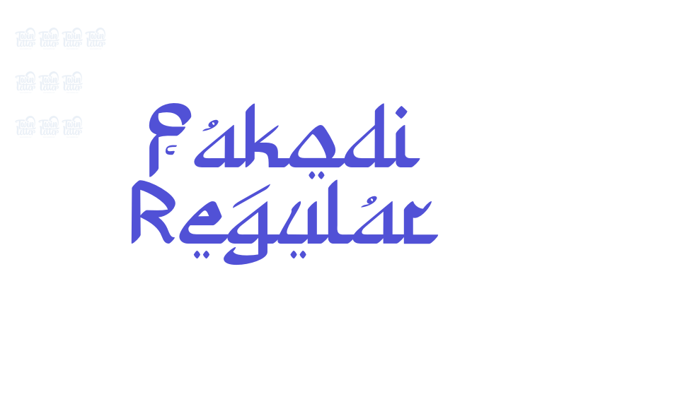 Fakodi Regular-font-download