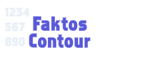 Faktos Contour font