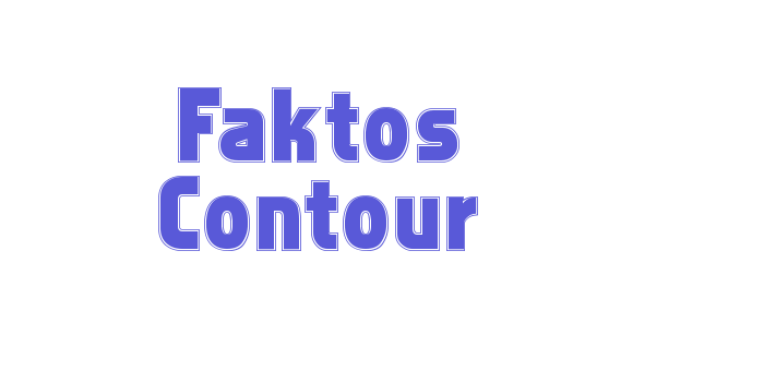 Faktos Contour Font Download