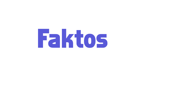 Faktos Font