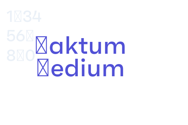 Faktum Medium Font Download