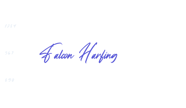 Falcon Harfing Font