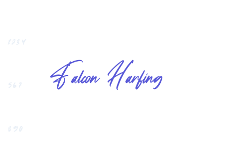 Falcon Harfing Font Download