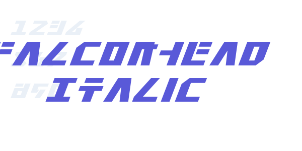 Falconhead Italic font free