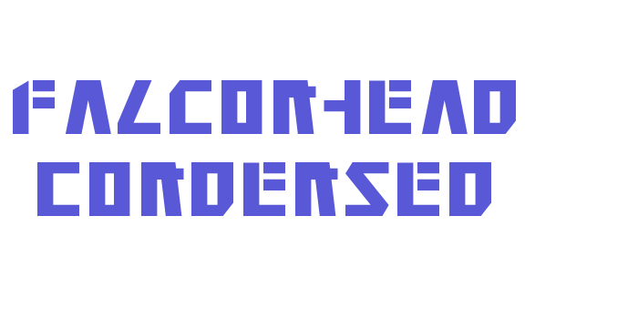 Falconhead Condensed Font