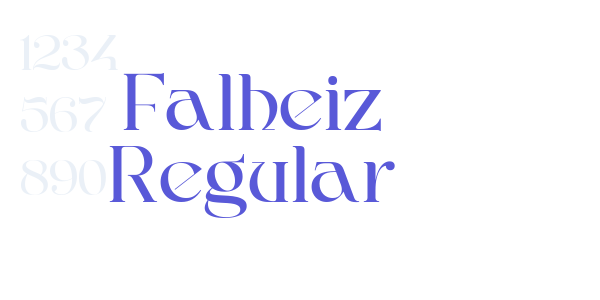 Falheiz Regular font free