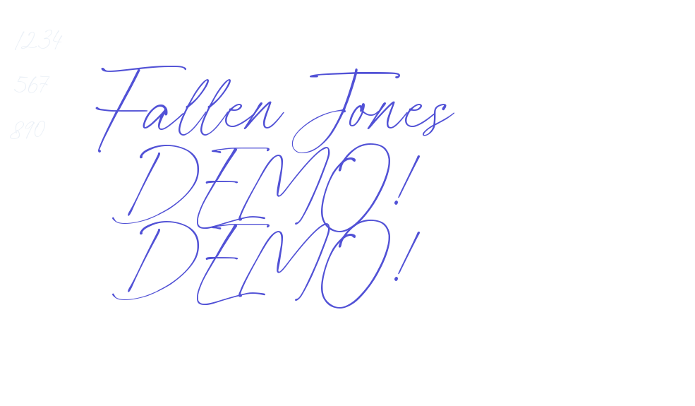 Fallen Jones DEMO! DEMO!-font-download