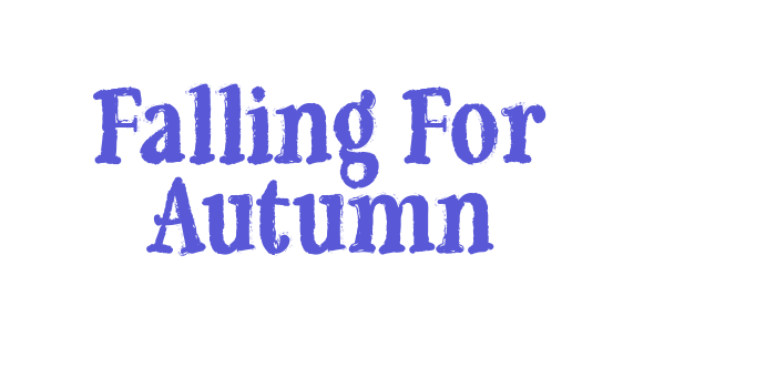 Falling For Autumn Font Download