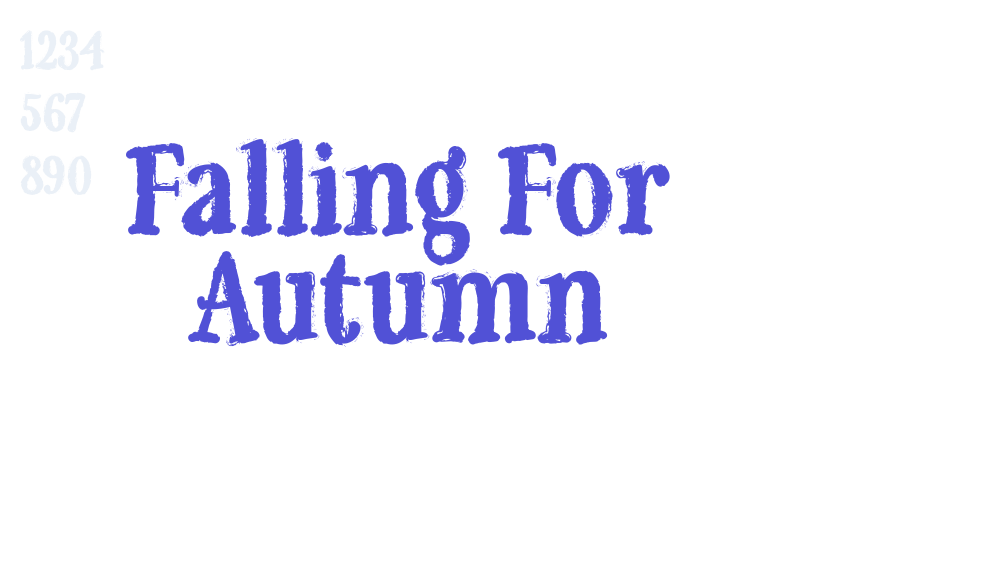 Falling For Autumn-font-download