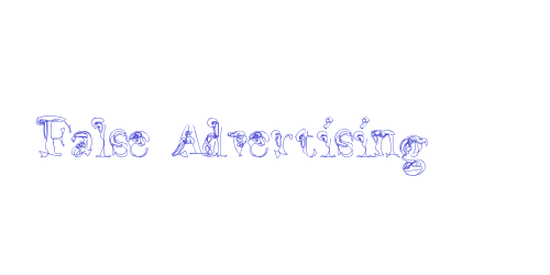 False Advertising-font-download