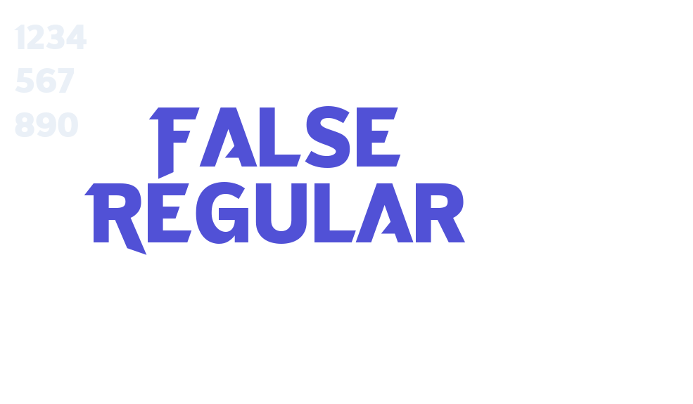 False Regular-font-download