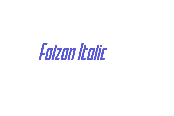 Falzon Italic Font