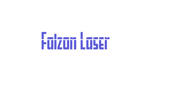 Download Falzon Laser Font