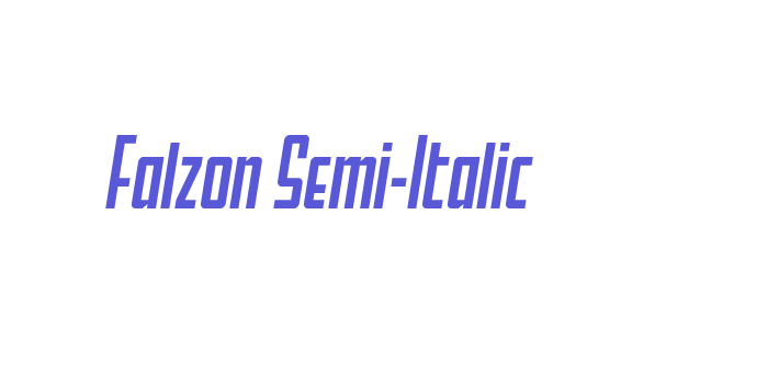 Download Falzon Semi-Italic Font