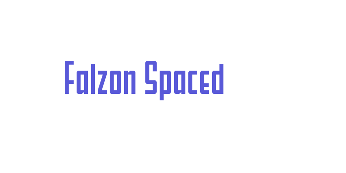 Download Falzon Spaced Font