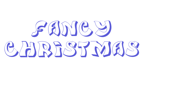 Fancy Christmas font