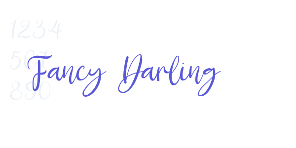 Fancy Darling font free