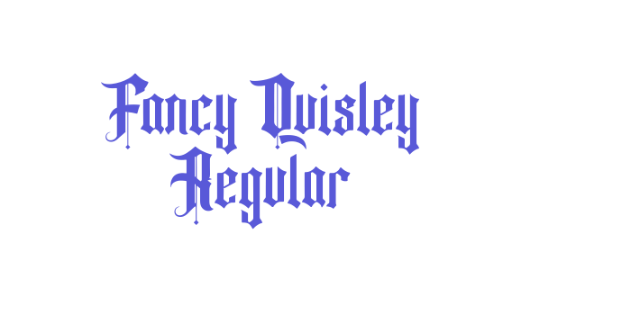 Fancy Quisley Regular Font Download