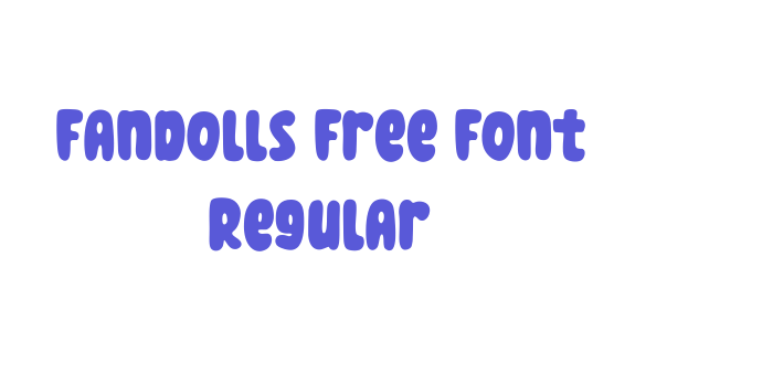 Fandolls Free Font Regular Font Download