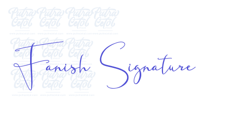 Fanish Signature-font-download