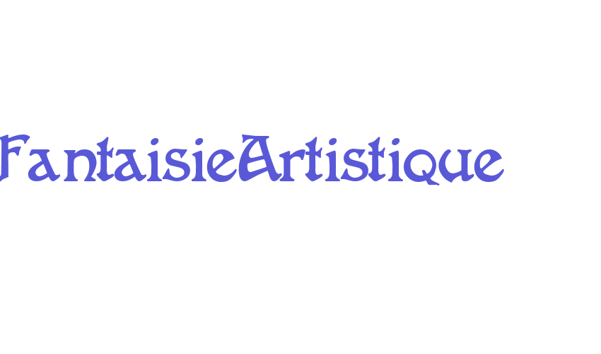 FantaisieArtistique Font Download